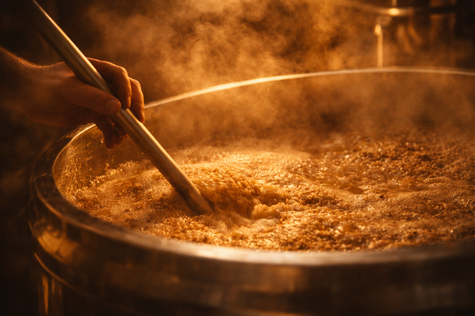Proceso de macerado cerveza artesanal